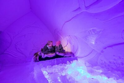 ARCTIC SNOWHOTEL the biggest in Europe - What the 3.5-Hour Plan Feels Like on the Ground