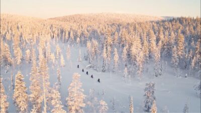 E-FatBike experience in small groups - Meeting at Hostel Cafe Koti and slipping into Ounasvaara