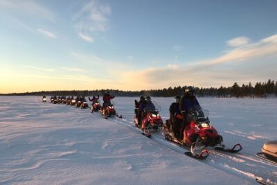 Easy Snowmobile Safari - From Thick Ice to Forest Tracks: What You’ll See