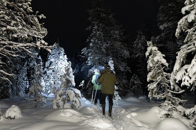 Evening Ski Trek to the Wilderness - Extra Small group - Meeting point, pickup, and how the 5 hours breaks down