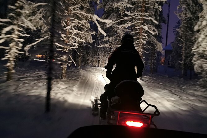 Evening Snowmobile Safari in Rovaniemi - Family fit in Lapland: sled seating for kids and the driver’s license rule
