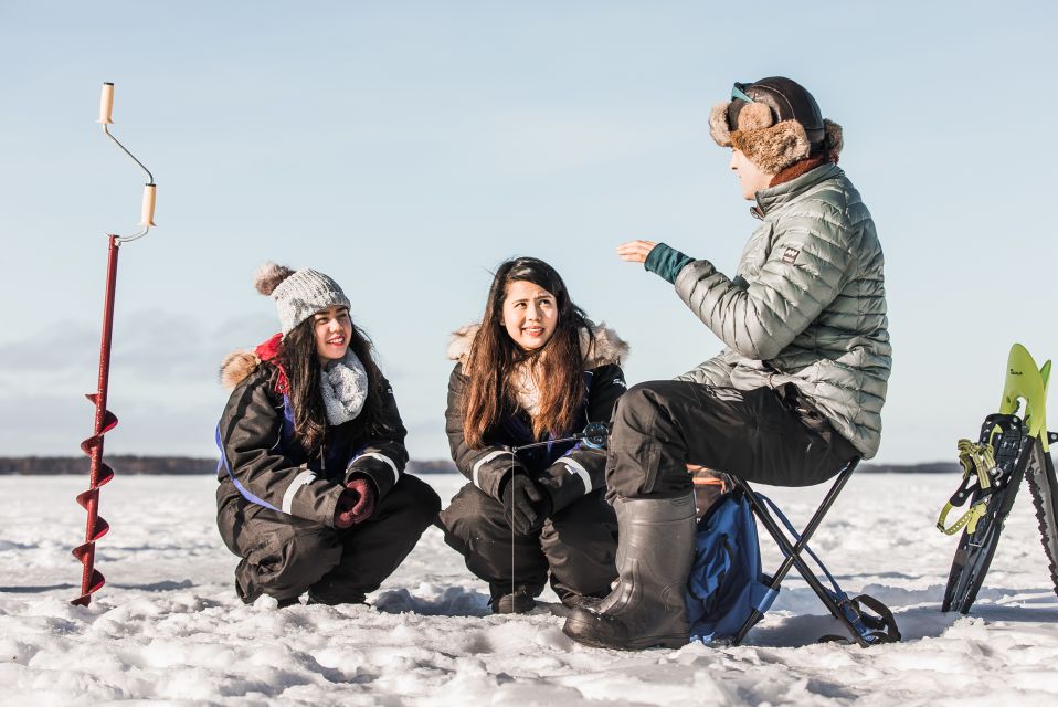 From Rovaniemi: Snowshoeing and Ice Fishing Tour - Key highlights worth caring about