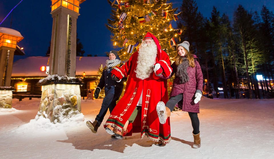 From Rovaniemi: Tour to Santa Claus Village - Crossing the Arctic Circle: the photo stop that anchors the trip