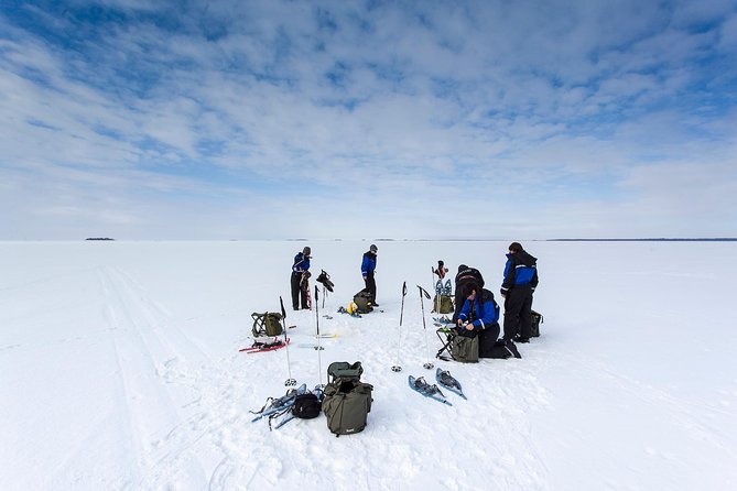 Ice Fishing and Husky - Stop 1: Husky Farm Welcome, Sled Ride Energy, and Photo Time
