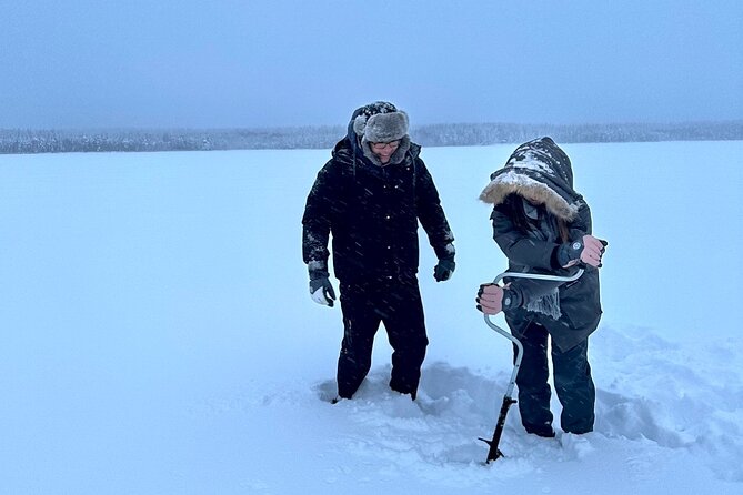 Ice Fishing in Rovaniemi - What Finnish ice fishing really means in 3 hours