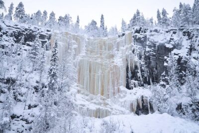 Korouoma Canyon Frozen Waterfalls - The Hike: 5 km Through Snowy Terrain (and Why the Last Climb Matters)