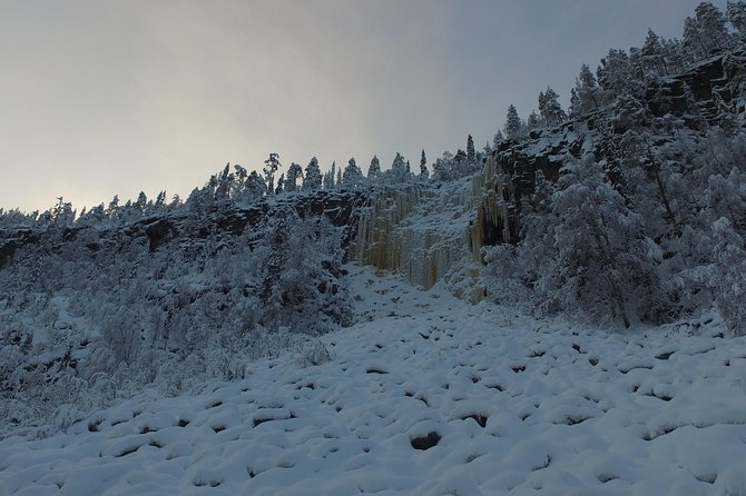 Korouoma national park and frozen waterfalls hiking tour - Key highlights