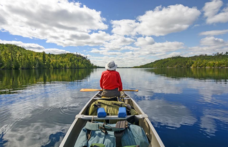 Lapland: Canoeing Trip with Reindeer and Husky Farm Tour - Husky farm: meeting the team and riding only when it’s cold enough