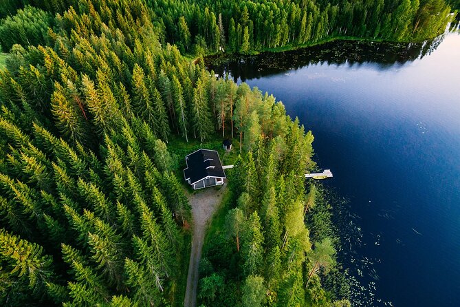 Midnight Sun Floating Experience in Forest Lake - Tea, Snacks, and Warming Up Without Breaking the Mood