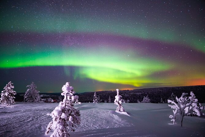 Night Snowshoeing Adventure under the Northern Lights - Choosing the Best Route for Aurora Odds (and Group Comfort)
