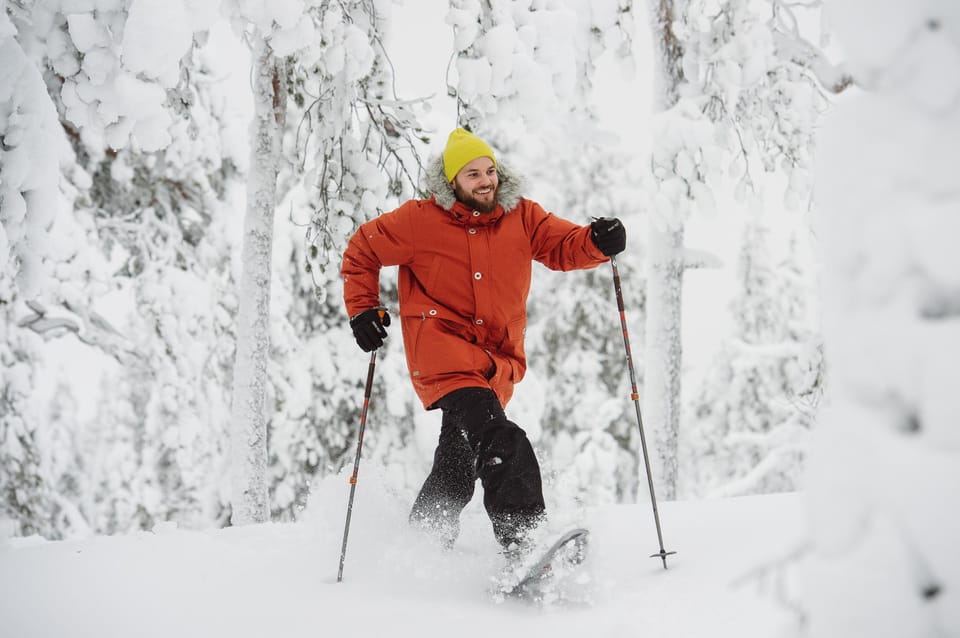 Pyhätunturi: Scenic Snowshoeing Tour in Finnish Lapland - PyhäExpress chair lift: how you get the best views with less effort