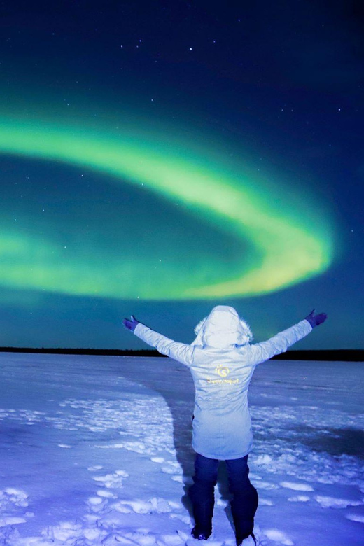 Rovaniemi: Aurora Borealis Trip – Autumn - The 2-hour viewpoint stop: warm waiting by the lake
