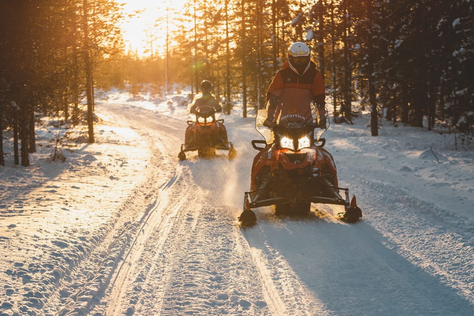 Rovaniemi: Family Snowmobile Trip with Guide and Picnic - Kids Mini-Snowmobile Time: Where the Fun Meets the Limitations