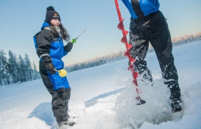 Rovaniemi: Guided Ice Fishing Experience - The First Skill: Drilling Your Hole Like You Mean It