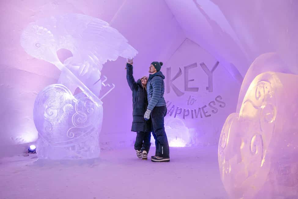Rovaniemi: Ice sculpting experience - The behind-the-scenes ice storage tour: where the magic is stored