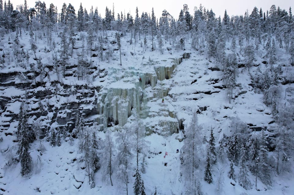 Rovaniemi: Korouoma Canyon Frozen Waterfalls Guided Hike - Spotting Arctic wildlife cues along the trail