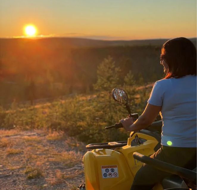 Rovaniemi: Midnight Sun, ATV Ride During The Golden Hour - How You Learn the Quad Fast: It’s Not a Motorcycle