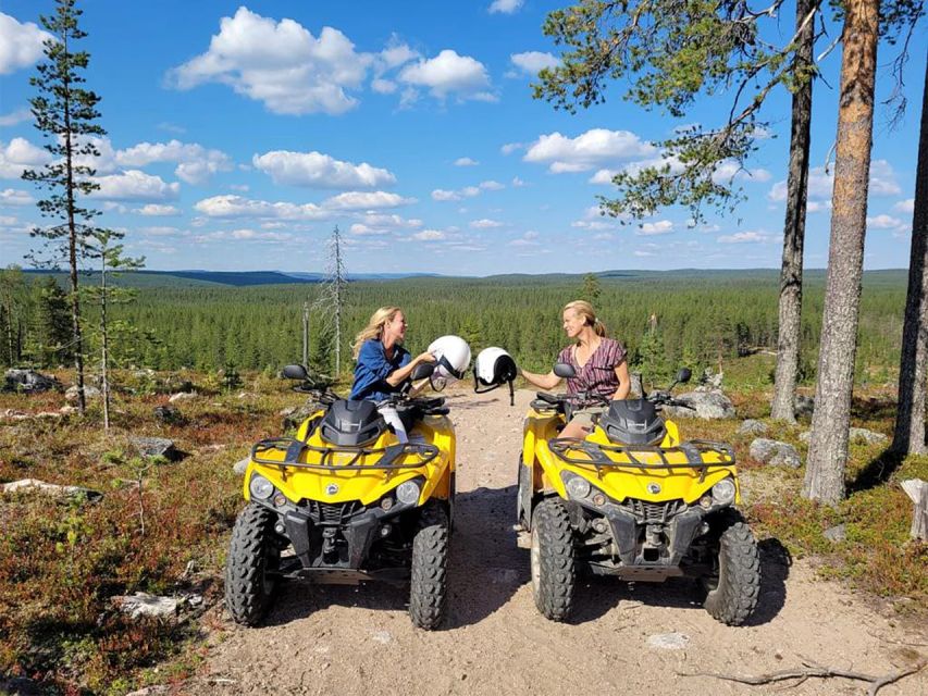 Rovaniemi: Midnight Sun, ATV Ride During The Golden Hour - The Break Everyone Talks About: Gingerbread and Blueberry Juice
