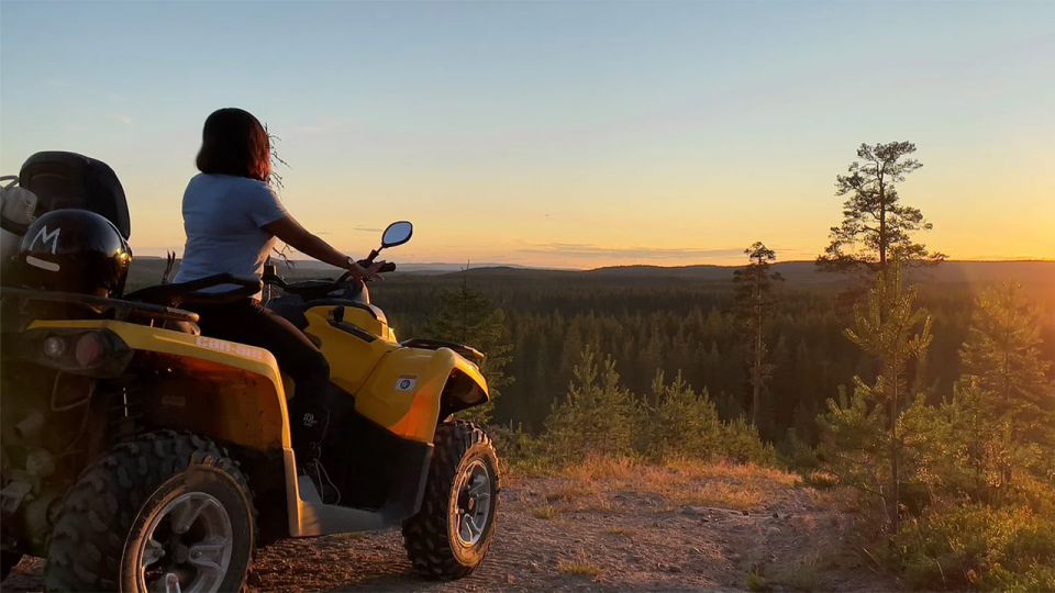 Rovaniemi: Midnight Sun, ATV Ride During The Golden Hour - Pickup, Gear, and the License Check (So Nothing Wrecks Your Timing)