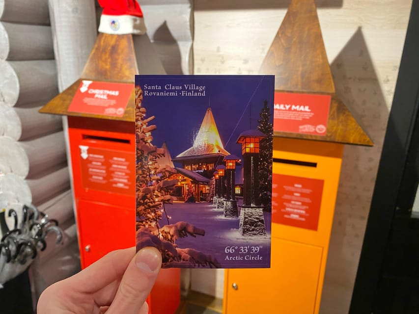 Rovaniemi: Santa Claus Village and Husky sledge/guided tour - Santa Claus Village: where the Arctic Circle moment starts
