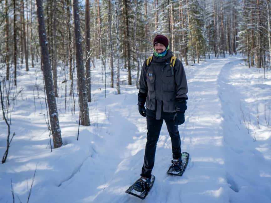 Rovaniemi: Snowshoe Adventure at Vikaköngäs & Barbeque - The guide connection: family roots and real local storytelling