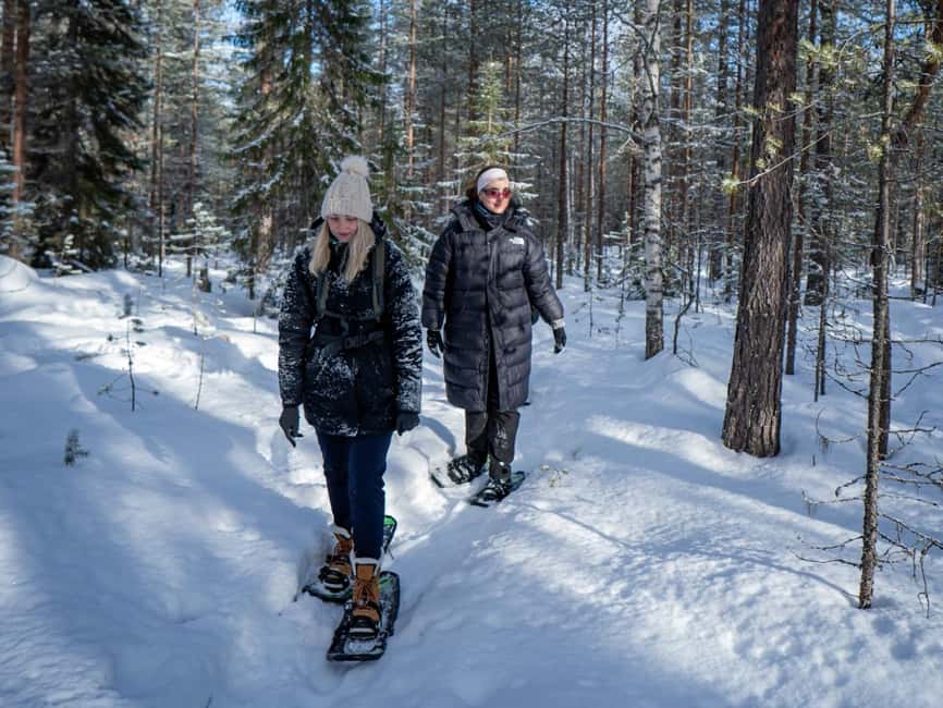 Rovaniemi: Snowshoe Adventure at Vikaköngäs & Barbeque - BBQ at the end: why the meal is more than an extra
