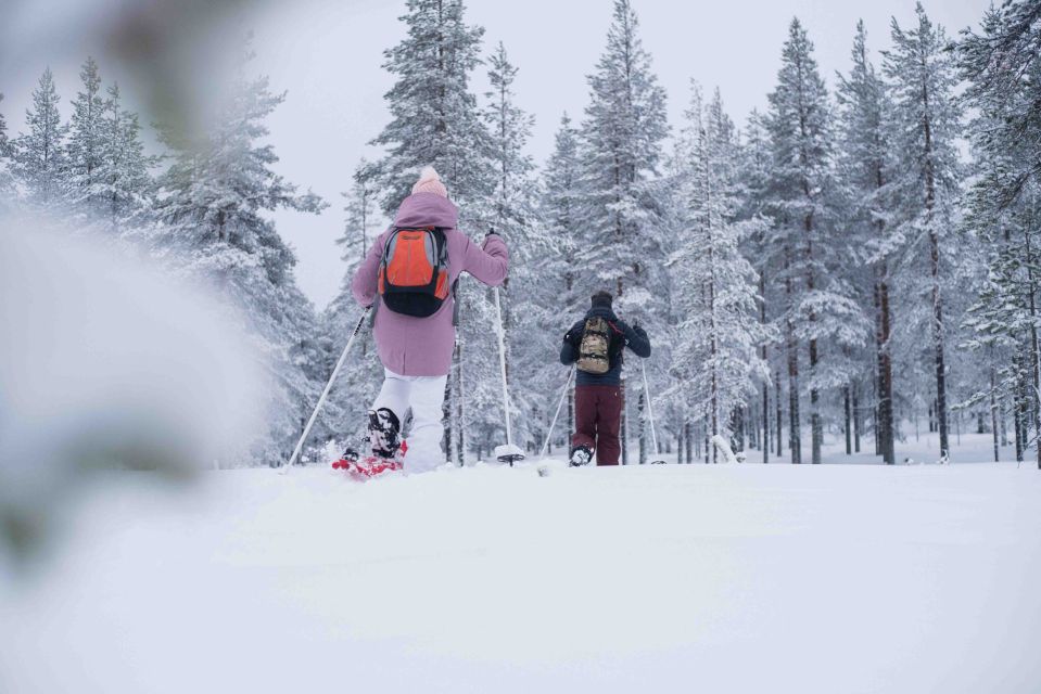 Rovaniemi: Snowshoe Wilderness Adventure - Stop 2: The campsite with teepee breaks and campfire warmth