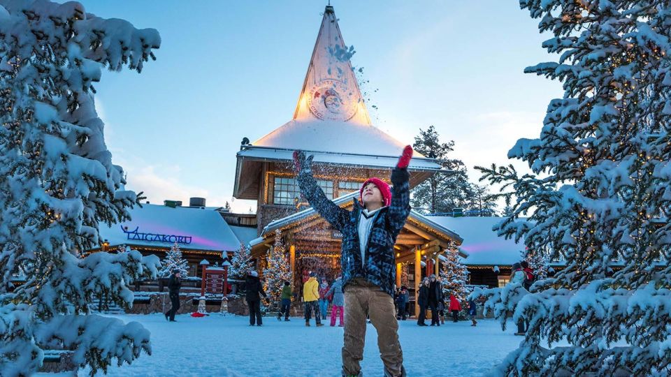 Santa Claus Village Guided Tour & Arctic Circle certificate - 3 hours of Christmas magic: pickup, Santa time, and the Arctic Circle
