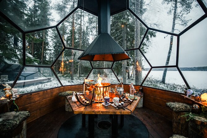 Santa Village Tour+Lapland Cuisine In Glass Igloo+Snow Scooters - Rovaniemi city highlights in a quick 30 minutes