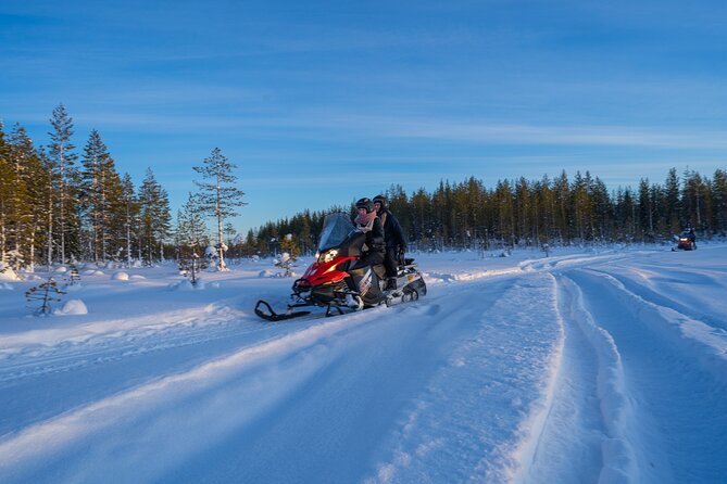 Small-Group Snowmobile Experience in Rovaniemi - The bonfire break: sausages and warm juice in the snow