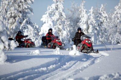 Snowmobile Safari 2h - Gear up and learn the snowmobile basics before you go fast