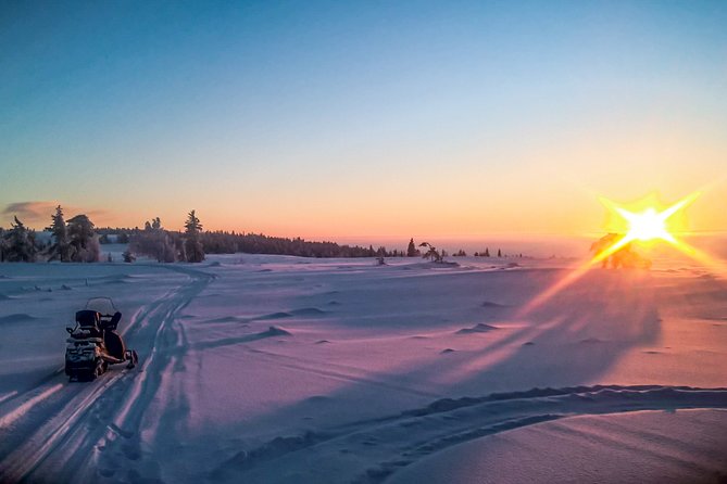 Snowmobile Safari in the Nature - Morning start - Lynx Adventurer ACE: The Snowmobile That Makes First-Timers Smiling