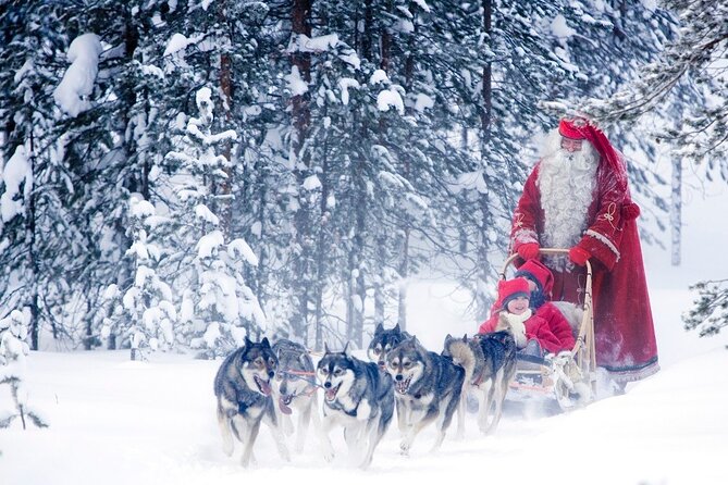 Snowmobiles and Huskies - Pickup at Santa Claus Holiday Village: Simple Start, One Timing Tip