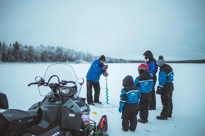 Snowmobiling and ice fishing in Apukka Resort, Rovaniemi - Key Points at a Glance