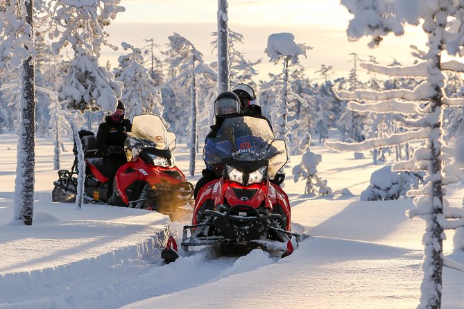 To the Kingdom of Snow and Ice – Full day snowmobile safari to ice hotel - Kota Teepee Lunch: Glow-Fried Salmon and a Real Warm Reset