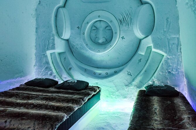 Visiting package: Guided Tour at Arctic Snow Hotel - Ice Bar reality check: included access, optional ice shots